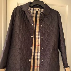 Burberry Brit Authentic Quilted Jacket. Black color